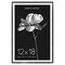 Americanflat Aluminum Picture Frame with Mat - Metal Photo Frame - Black Metal Molding Frame - Shatter Resistant Glass - Hanging Hardware